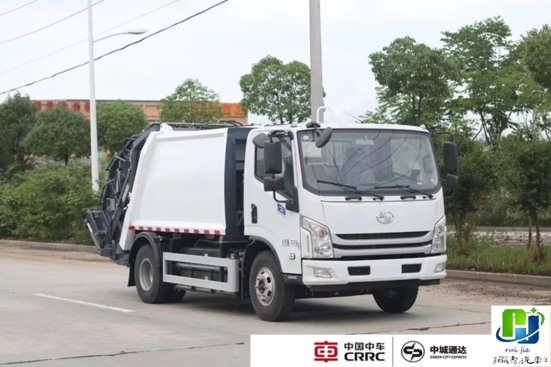 上汽跃进纯电动压缩垃圾车